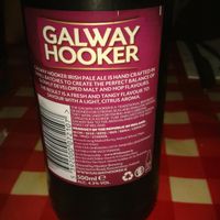 Beer Galway Hooker suitable for vegetarians at Freddy's in Galway