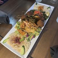 mezza platter  at Sahara in Detroit