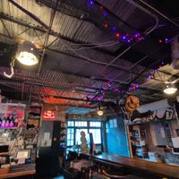 Interior decorated for Halloween at The Wilbury in Tallahassee