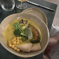 Thai curry  at Mouna Cocina Artesana in Mallorca