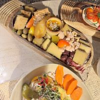 Vegan cheese board   at Mouna Cocina Artesana in Mallorca