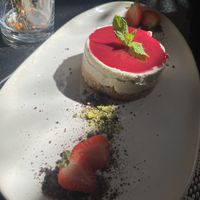 Vegan cheesecake  at Mouna Cocina Artesana in Mallorca