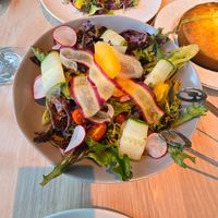 Salad at Choux Gras Brasserie Culinaire  in Mont-tremblant