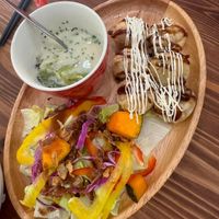 These balls were amazingg at Pivot BASE Cafe & Bar ＠Dotonbori in Osaka