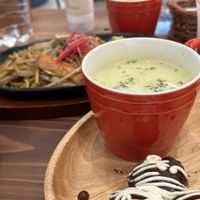 Soup  at Pivot BASE Cafe & Bar ＠Dotonbori in Osaka