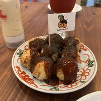 Takoyaki  at Pivot BASE Cafe & Bar ＠Dotonbori in Osaka