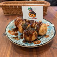 Takoyaki at Pivot BASE Cafe & Bar ＠Dotonbori in Osaka