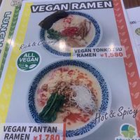 The best vegan ramenn  at Pivot BASE Cafe & Bar ＠Dotonbori in Osaka