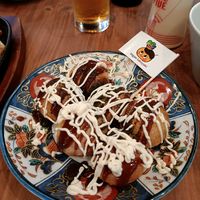 Takoyaki at Pivot BASE Cafe & Bar ＠Dotonbori in Osaka