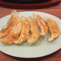 Gyoza. at Pivot BASE Cafe & Bar ＠Dotonbori in Osaka
