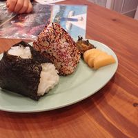 Rice Ball. at Pivot BASE Cafe & Bar ＠Dotonbori in Osaka