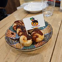 Vegan takoyaki at Pivot BASE Cafe & Bar ＠Dotonbori in Osaka