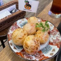 Takoyaki #Veganuary at Pivot BASE Cafe & Bar ＠Dotonbori in Osaka