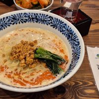 Spicy ramen at Pivot BASE Cafe & Bar ＠Dotonbori in Osaka
