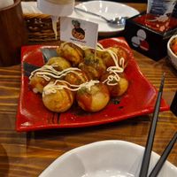 Takoyaki at Pivot BASE Cafe & Bar ＠Dotonbori in Osaka