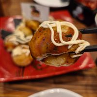 Takoyaki at Pivot BASE Cafe & Bar ＠Dotonbori in Osaka