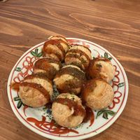 Takoyakii  at Pivot BASE Cafe & Bar ＠Dotonbori in Osaka