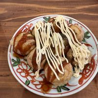 Takoyakii  at Pivot BASE Cafe & Bar ＠Dotonbori in Osaka