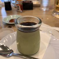 Matcha Brown Sugar Puddingg  at Pivot BASE Cafe & Bar ＠Dotonbori in Osaka