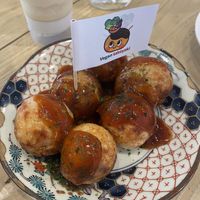 Takoyakii  at Pivot BASE Cafe & Bar ＠Dotonbori in Osaka