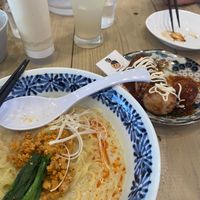 Spicy ramen   at Pivot BASE Cafe & Bar ＠Dotonbori in Osaka