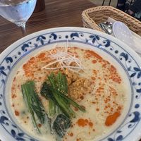 Spicy Ramen !  at Pivot BASE Cafe & Bar ＠Dotonbori in Osaka