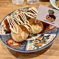 Takoyaki  at Pivot BASE Cafe & Bar ＠Dotonbori in Osaka