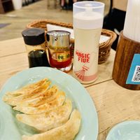 Fried Gyoza  at Pivot BASE Cafe & Bar ＠Dotonbori in Osaka