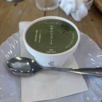 Vegan green tea ice cream   at Pivot BASE Cafe & Bar ＠Dotonbori in Osaka