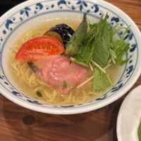 Kalte Ramen - perfekt für die heiße Jahreszeit   at Pivot BASE Cafe & Bar ＠Dotonbori in Osaka