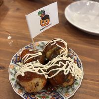 takoyaki  at Pivot BASE Cafe & Bar ＠Dotonbori in Osaka