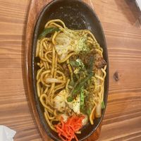 Yakisoba  at Pivot BASE Cafe & Bar ＠Dotonbori in Osaka