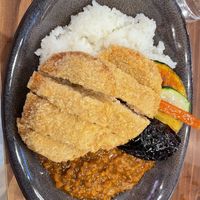 Katsu curry   at Pivot BASE Cafe & Bar ＠Dotonbori in Osaka