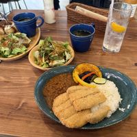 Katsu Curry   at Pivot BASE Cafe & Bar ＠Dotonbori in Osaka