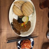 Katsu curry   at Pivot BASE Cafe & Bar ＠Dotonbori in Osaka