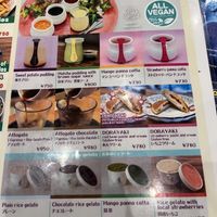 Menu  at Pivot BASE Cafe & Bar ＠Dotonbori in Osaka