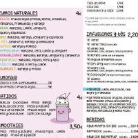 Menu part II at La Cocina de mi Vecina in Madrid