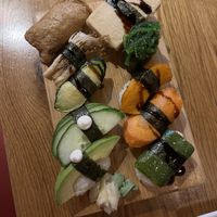Nigiri platter   at Sakura  in Southampton