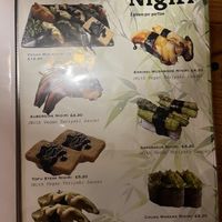 Menu   at Sakura  in Southampton