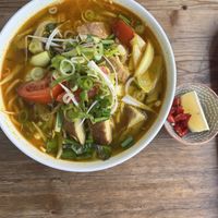 bun ca with mockdock  at Hoang Tofu in Bratislava