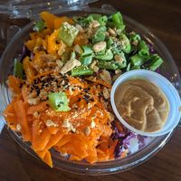 Buddha bowl at Root to Rise Wellness Cafe in Port Clinton