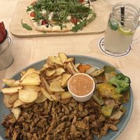 Soja Gyros und Oregano Fladen  at Tante Paula Burgberg in Burgberg Im Allgaeu