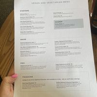 Menu   at Smithy Pond in Chesterfield