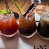 Cocktail flight at Free Spirited in Alhambra