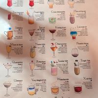 Drink menu at Free Spirited in Alhambra