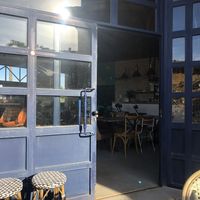 Back eating area  at Bercianos1900 in Leon