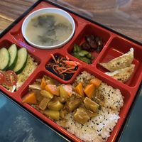 Curry bento box  at Moriya Izakaya in Central Singapore