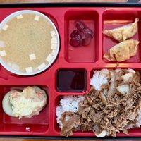 Gyudon bento  at Moriya Izakaya in Central Singapore