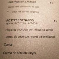 Desserts at Out of China in Barcelona