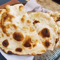 Plain naan at The Curry House Indian Restaurant in Tashkent